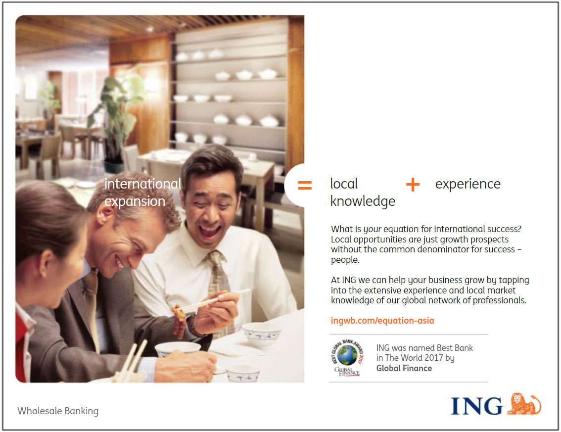 ING ad Nederlandse vereniging in hong kong